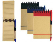 Recycled Jotter Pad with Pen