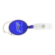 Retractable Badge Holder w/ Carabiner Clip 