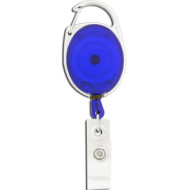Retractable Badge Holder w/ Carabiner Clip 