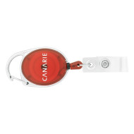 Retractable Badge Holder w/ Carabiner Clip 