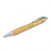 Retractable Bamboo Pen 