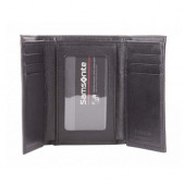 RFID Leather Trifold Leather Wallet