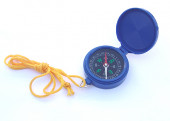 Round Compass with string