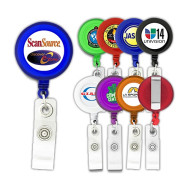 Round-Shaped Retractable Badge Holder