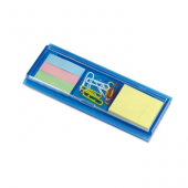 Ruler With Sticky Notes & Clips