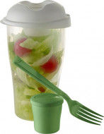 Salad Shaker with dressing container and Fork 