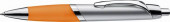 Satin Drop Action Ballpoint Pen with Metal Clip