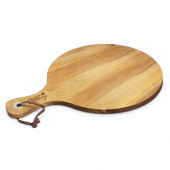 Serving Board with Stainless Steel Rivet Handle
