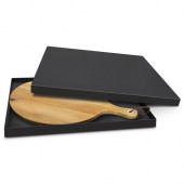 Serving Board with Stainless Steel Rivet Handle 