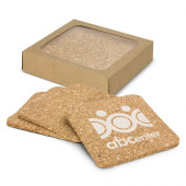 Set of 4 Square Cork Coaster