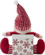 Set of Christmas Decoration Boxes with 3D Knitted Figures 