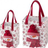 Set of Christmas Decoration Boxes with Carry Handle 