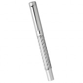 Silver Carbon Fibre Rollerball