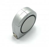 Silver Coloured Spin Tape Measure