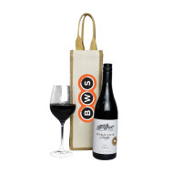 Single Jute Wine Bag