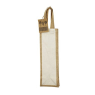 Single Jute Wine Bag 