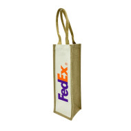 Single Jute Wine Bag 