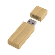 Slim Bamboo Flash Drive 