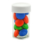 Small Pill Bottle with M&Ms 