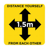 Social Distancing Signage Sticker 30 x 30cm