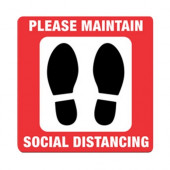 Social Distancing Sticker Signage 25 x 25cm
