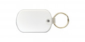 Soft PVC Keytag with Chrome Split Ring 