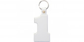 Soft PVC Keytag with Chrome Split Ring