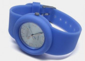 Soft Silicone Strap Watch in Blue