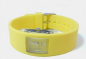 Soft Silicone Strap Watch in Yellow