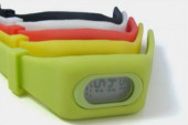 Soft Silicone Strap Watch with Digital Movement