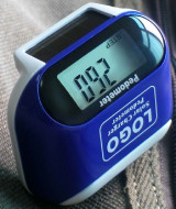 Solar Pedometer with Calorie Counter