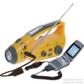 Solar Torch Charger with AM/FM Radio