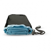 Sport towel in nylon pouch