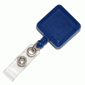 Square Retractable Card Holder  - for lanyards 