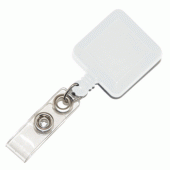 Square Retractable Card Holder  - for lanyards