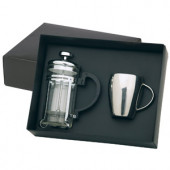 Stainless Steel Coffee Mug &amp; Plunger Set