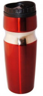 Stainless Steel Travel Mug with Plastic Outer