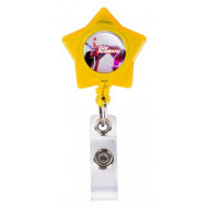 Star-Shaped Retractable Badge Holder 