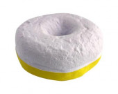 Stress Donut Yellow and White