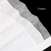 Sublimation Disposable White Mask - Adult Size 