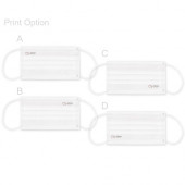Sublimation Disposable White Mask - Adult Size 