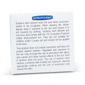 Sunburn Alert Stickers 