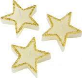Three Piece Star Shaped Candles