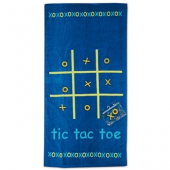 Tic-Tac-Toe beach towel