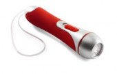 Torch With Coloured Rubber Grip 