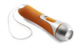 Torch With Coloured Rubber Grip 