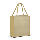 Tote Bag with Jute Gusset 