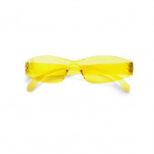 Transparent Plastic Sunglasses 