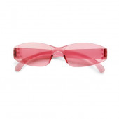 Transparent Plastic Sunglasses 
