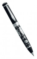 Twist Action Pen with World Map